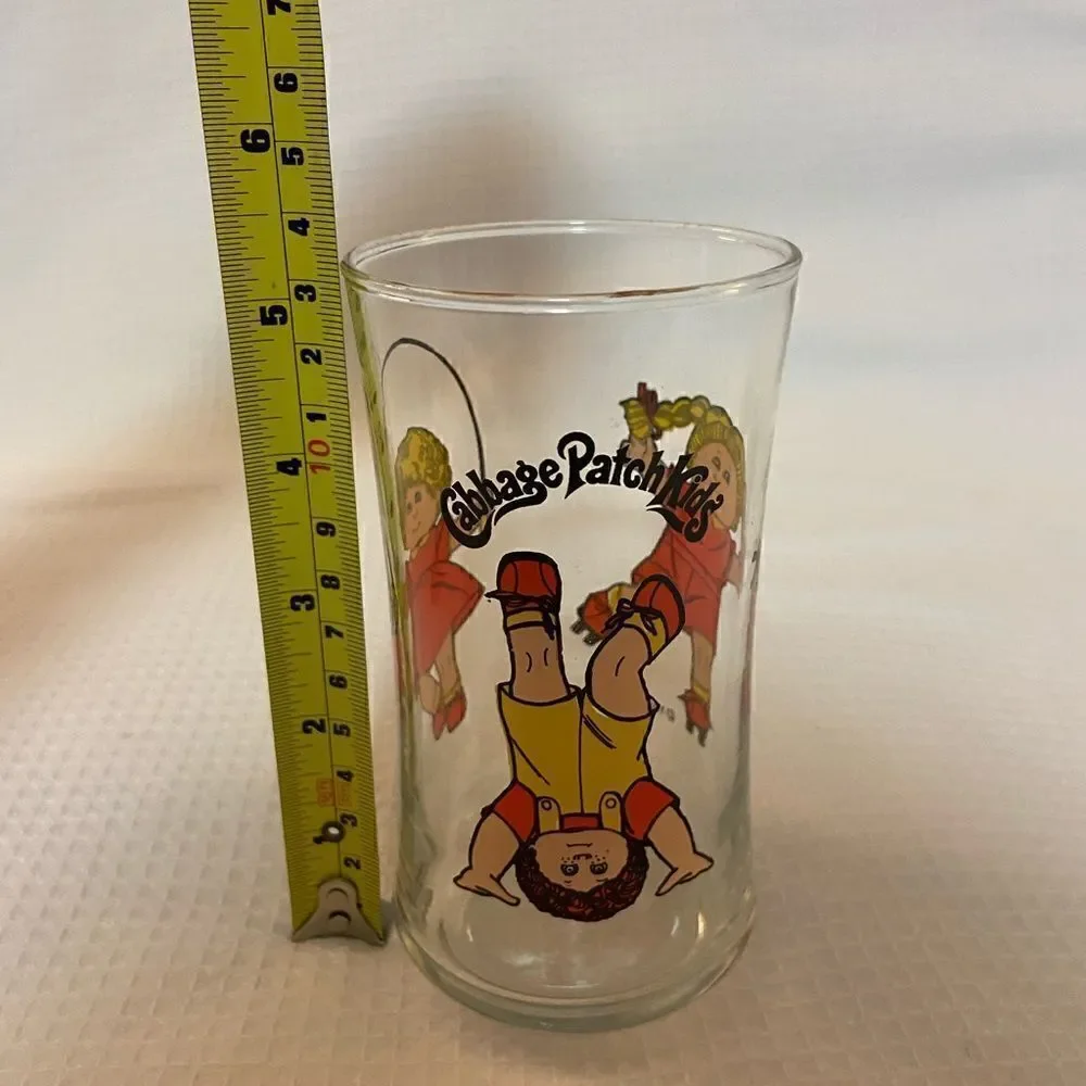 Cabbage Patch Kids Child's Juice Tumbler Drinking Glass Cup Vintage 1984